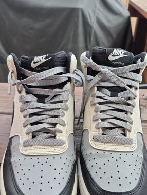 Nike Court Vision Mid Men’s Sneakers - Gray, Black